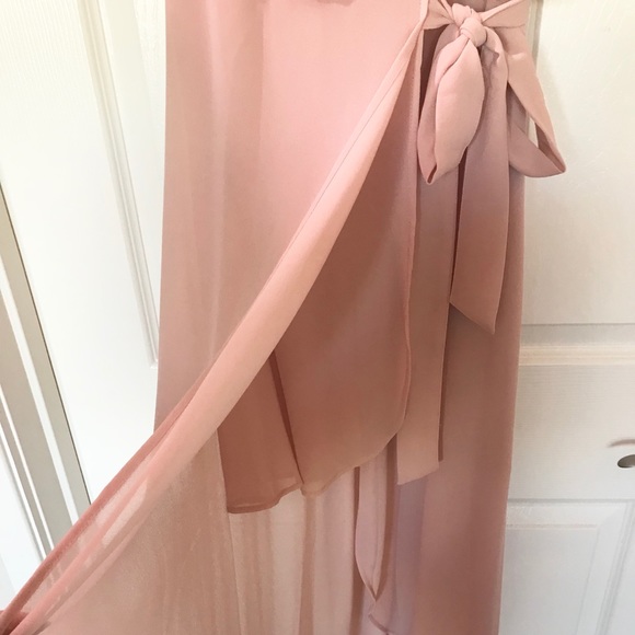 Blush Wrap Dress - Picture 3 of 4